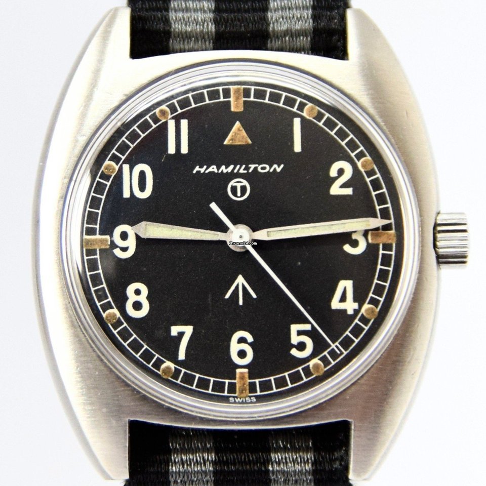 Hamilton Mens watch Unisex Manual winding Steel W10