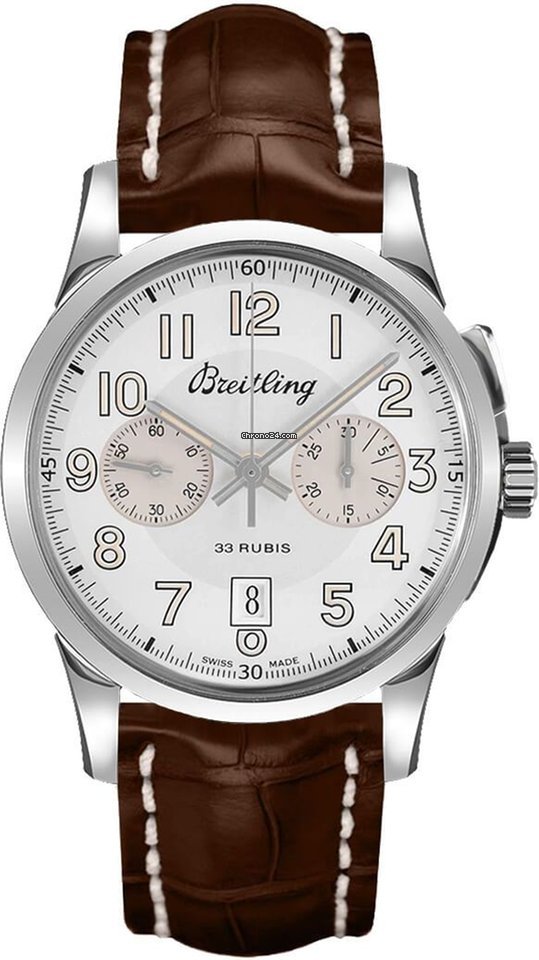 Breitling Transocean Chronograph 1915 Manual winding Steel AB141112-G799-739P