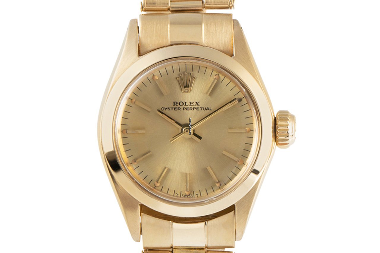 Rolex Oyster Perpetual Womens watch Yellow gold Automatic 6618