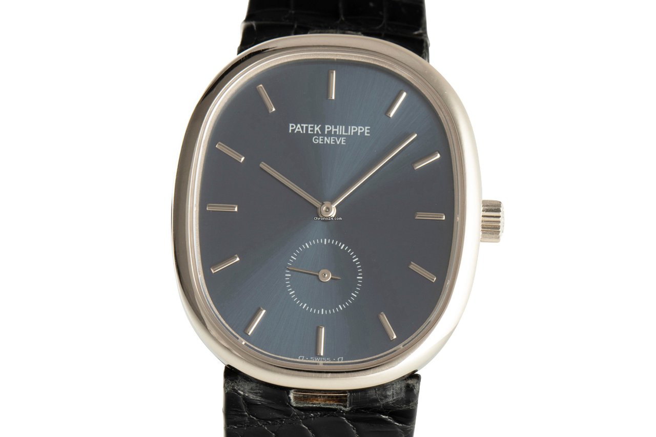 Patek Philippe Golden Ellipse Mens watch Unisex Manual winding White gold 3978