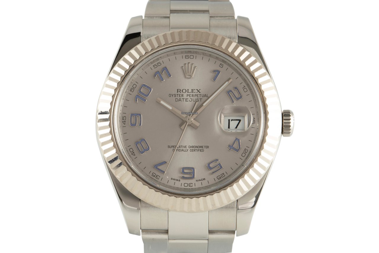 Rolex Datejust II Mens watch Unisex Gold Steel Automatic 116334