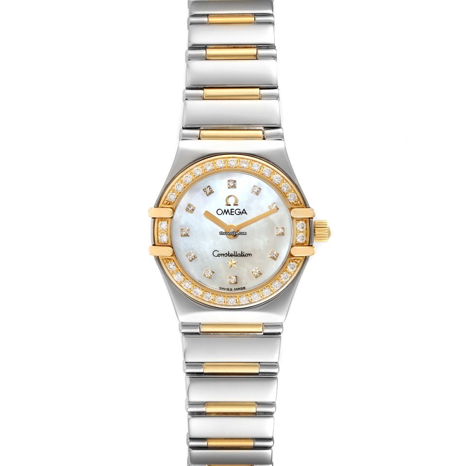Omega Constellation Ladies Womens watch Quartz Gold Steel 1365.75.00