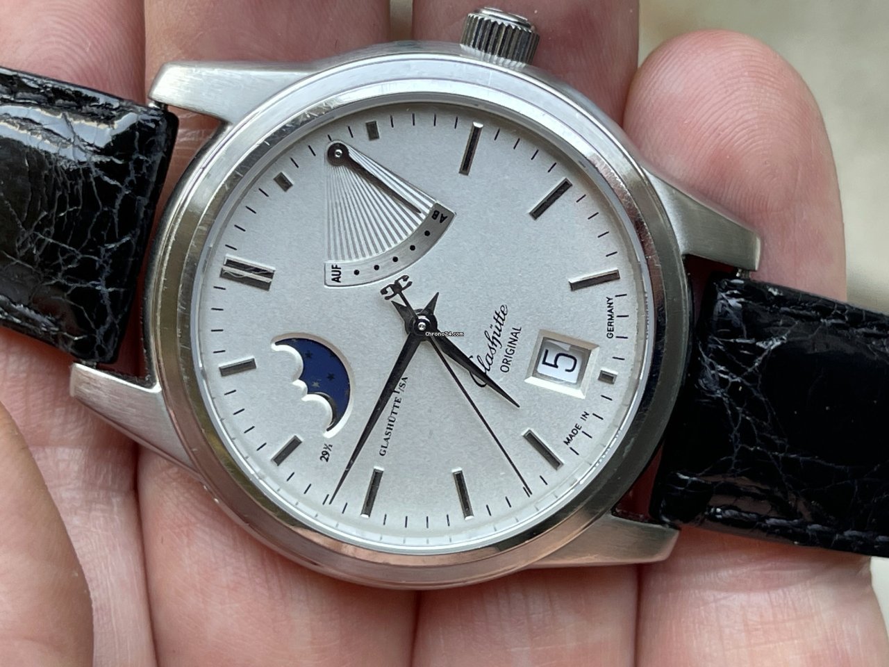 Glashtte Original Senator Power Reserve Display Mens watch Unisex Automatic Steel 39-44-04-12-04
