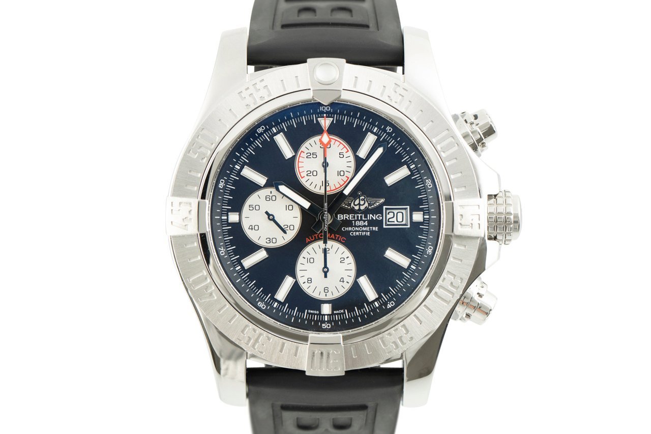 Breitling Super Avenger II Mens watch Unisex Automatic Steel A1337111 BC29
