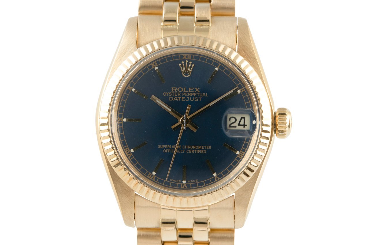 Rolex Datejust 31 Womens watch Yellow gold Automatic 6824