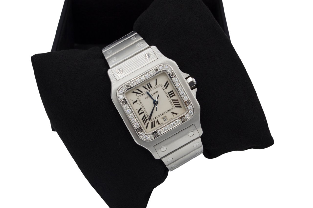 Cartier Santos Galbee Mens watch Unisex Quartz Steel 1564