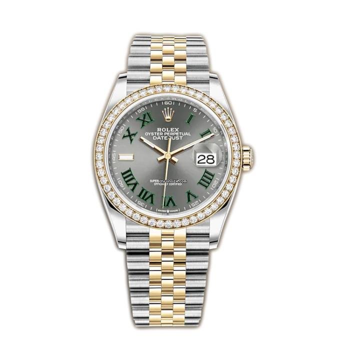 Rolex Datejust 36 Gold Steel Automatic 126283 RBR
