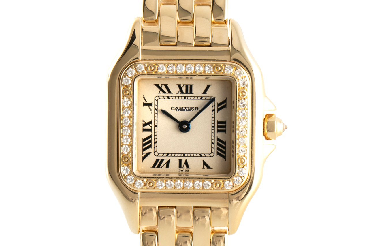 Cartier Panthere Womens watch Quartz Yellow gold 12802