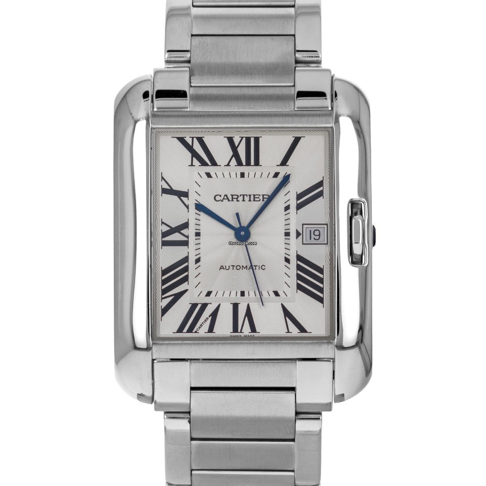 Cartier Tank Anglaise Mens watch Unisex Automatic Steel w5310008  3507