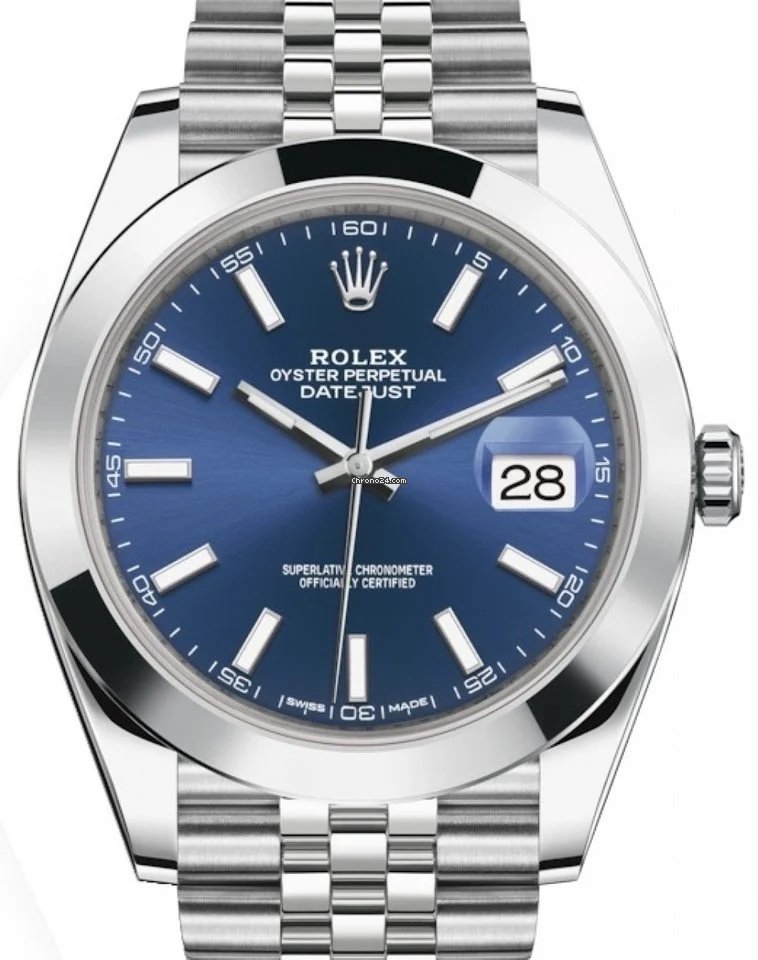 Rolex Datejust 41 Mens watch Unisex Steel Automatic 126300 blio