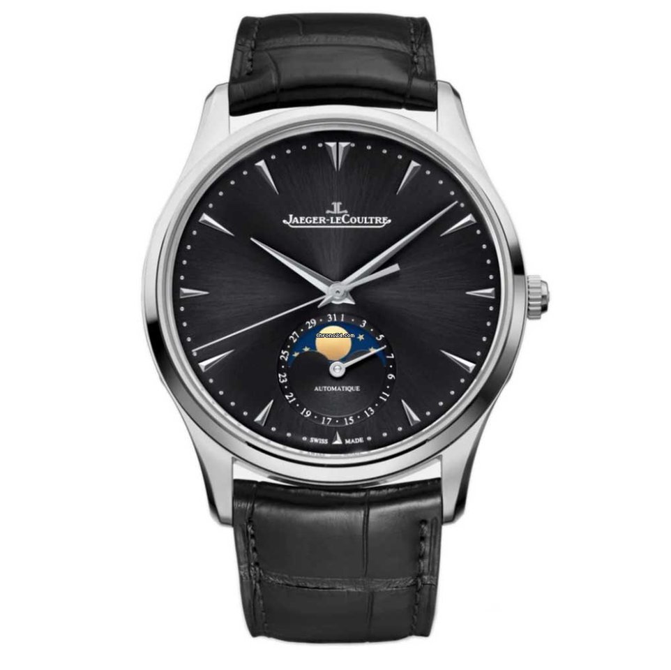 Jaeger-LeCoultre Master Ultra Thin Moon Mens watch Unisex Automatic Steel 1368470