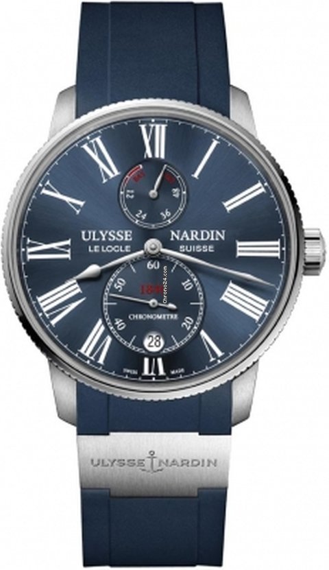 Ulysse Nardin Marine Torpilleur Mens watch Unisex Automatic Steel 1183-310-3 43