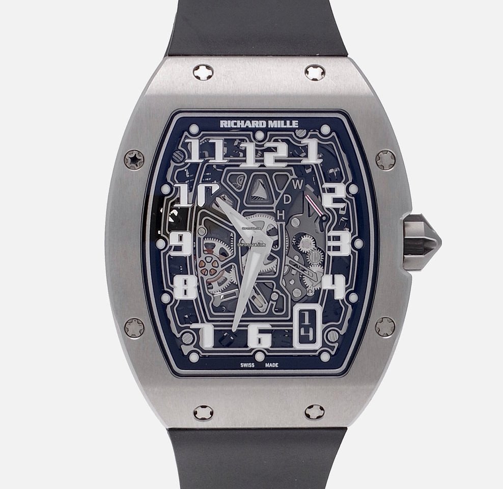 Richard Mille RM 67 Mens watch Unisex Automatic White gold RM67-01