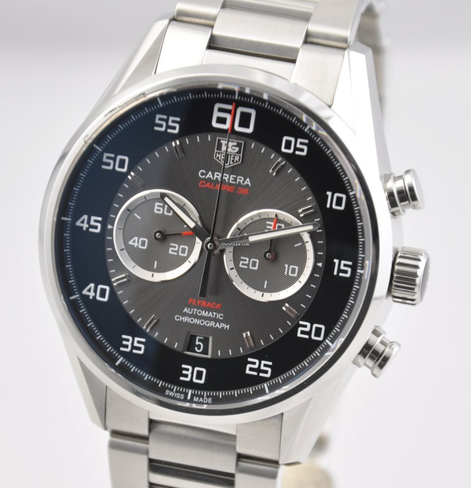 TAG Heuer Carrera Calibre 36 Mens watch Unisex Automatic Steel CAR2B10.BA0799