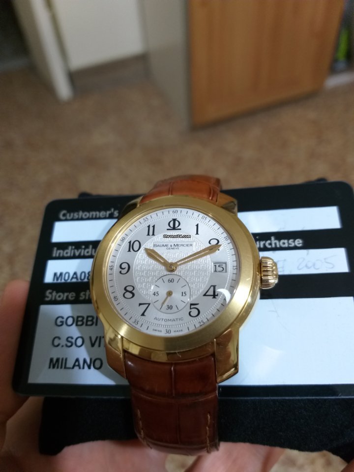 Baume & Mercier Capeland Mens watch Unisex Automatic Yellow gold 65486 - M0A08500