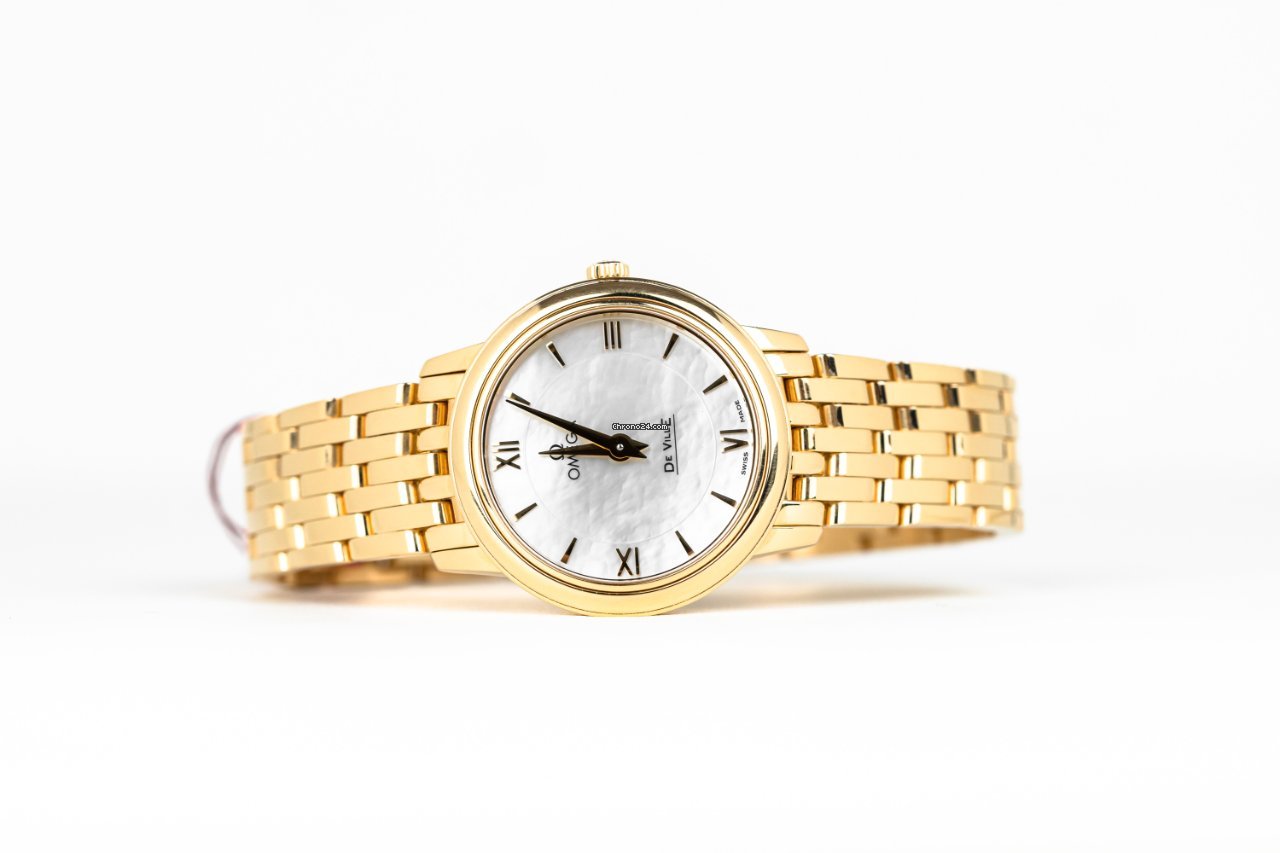 Omega De Ville Prestige Womens watch Quartz Yellow gold 424.50.27.60.05.001