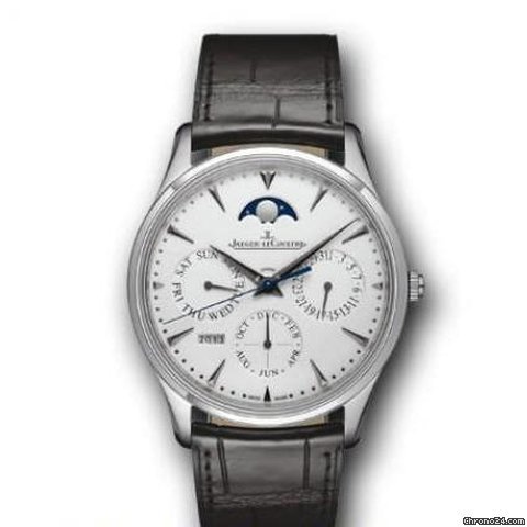 Jaeger-LeCoultre Master Ultra Thin Perpetual Mens watch Unisex Automatic White gold Q1303520