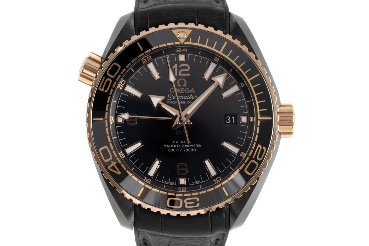 Omega Seamaster Planet Ocean Mens watch Unisex Automatic Ceramic 215.63.46.22.01.001