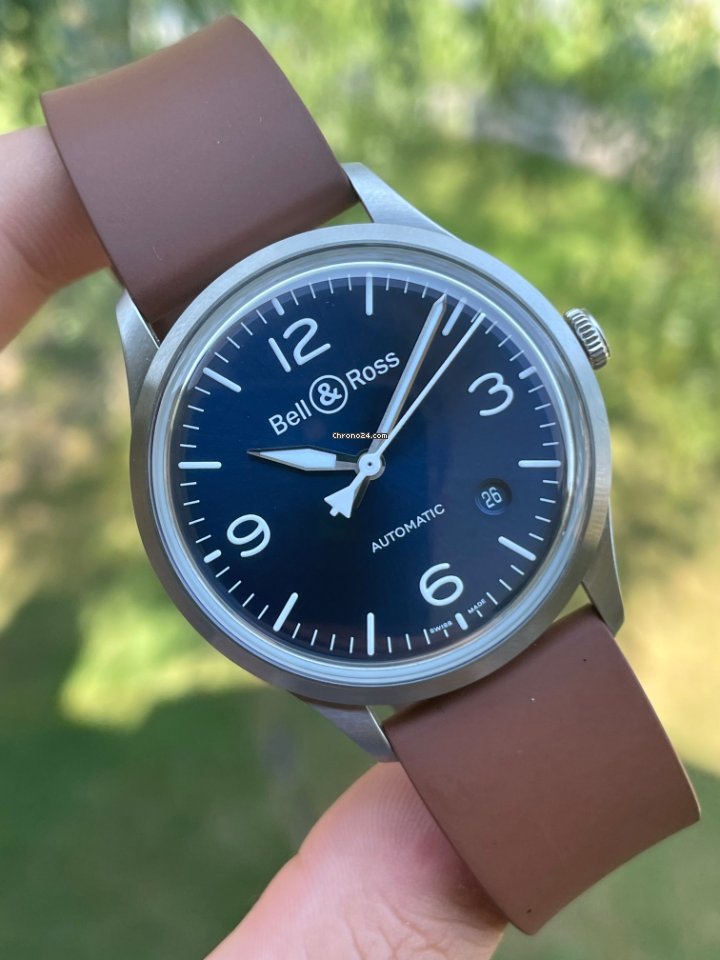 Bell & Ross BR V1 Mens watch Unisex Automatic Steel BRV192-BLU-ST SCA