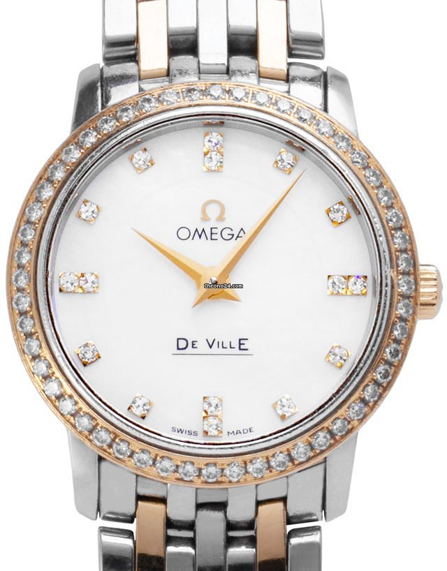 Omega De Ville Prestige Mens watch Unisex Quartz Yellow gold 413.25.27.60.55.001