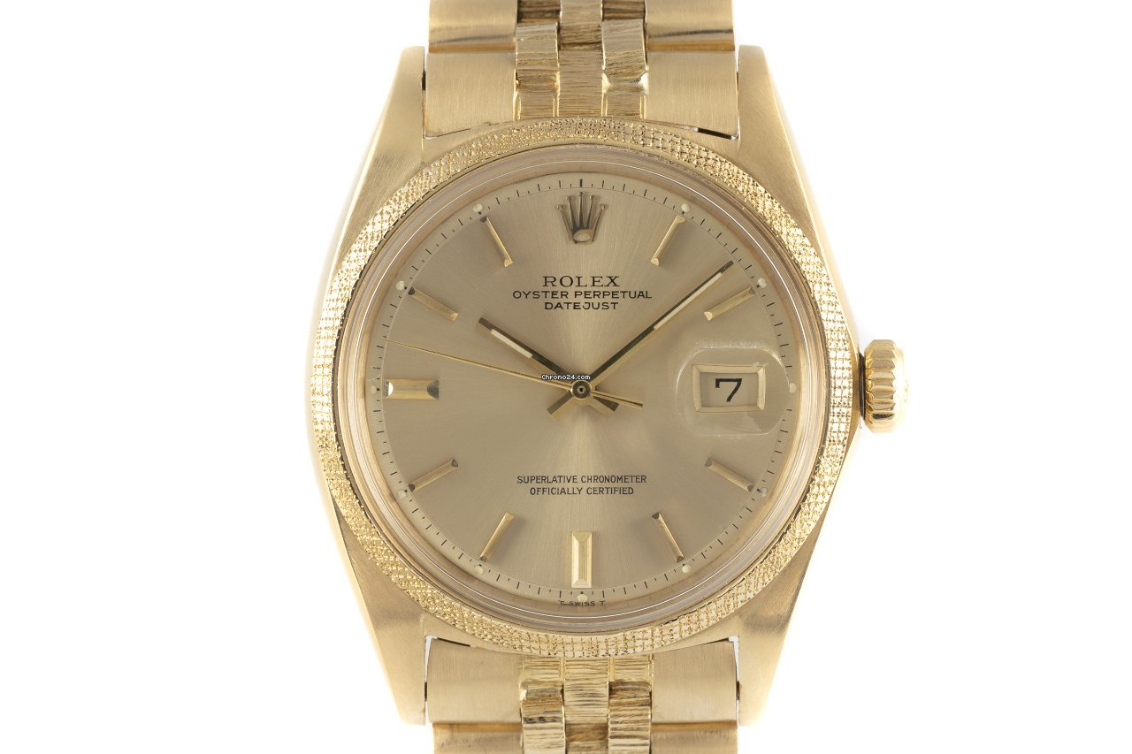 Rolex Datejust 36 Mens watch Unisex Yellow gold Automatic 1611