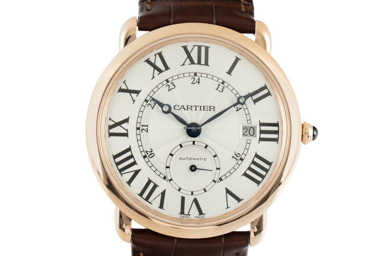 Cartier Ronde Louis Cartier Mens watch Unisex Automatic Red gold W6801005