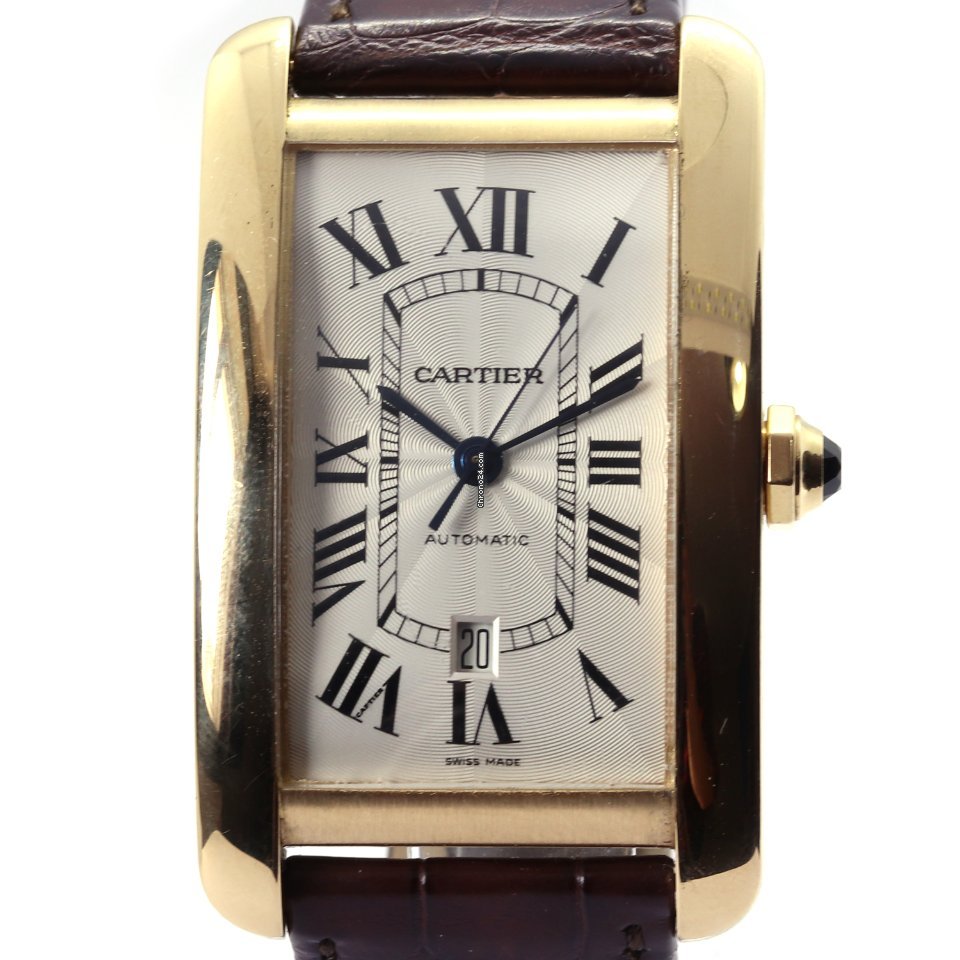 Cartier Tank Americaine Mens watch Unisex Automatic Yellow gold 2926