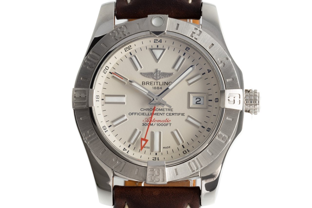 Breitling Avenger II GMT Mens watch Unisex Automatic Steel A3239011 G778