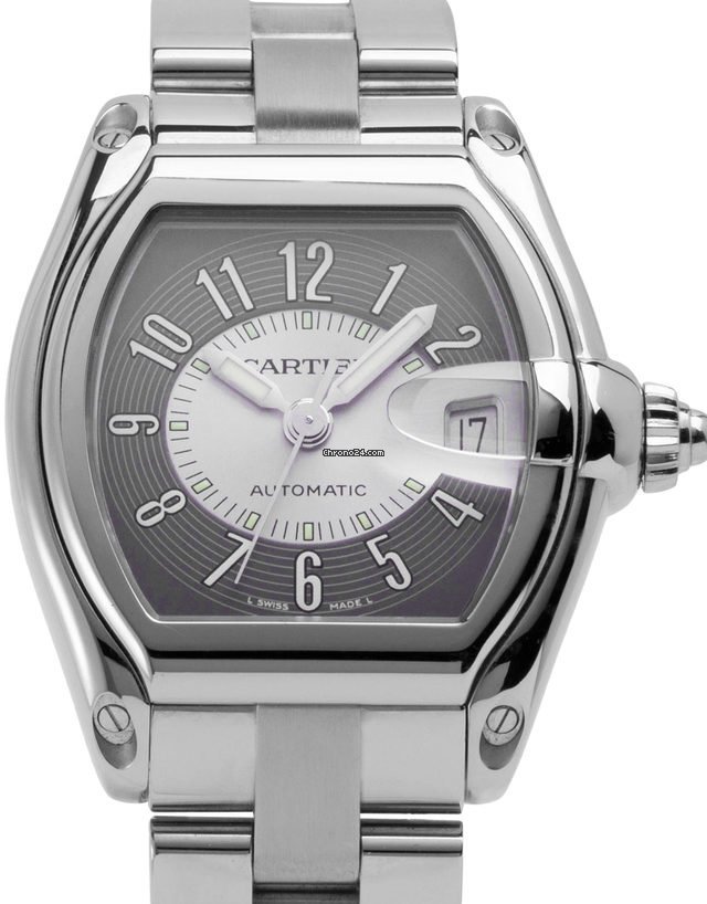 Cartier Roadster Mens watch Unisex Automatic Steel W62001V3 2510