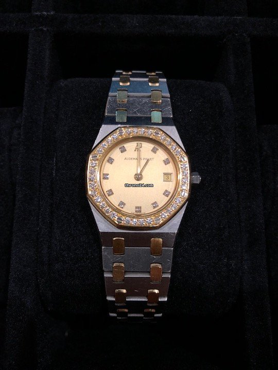 Audemars Piguet Royal Oak Lady Womens watch Quartz Gold Steel 66270SA
