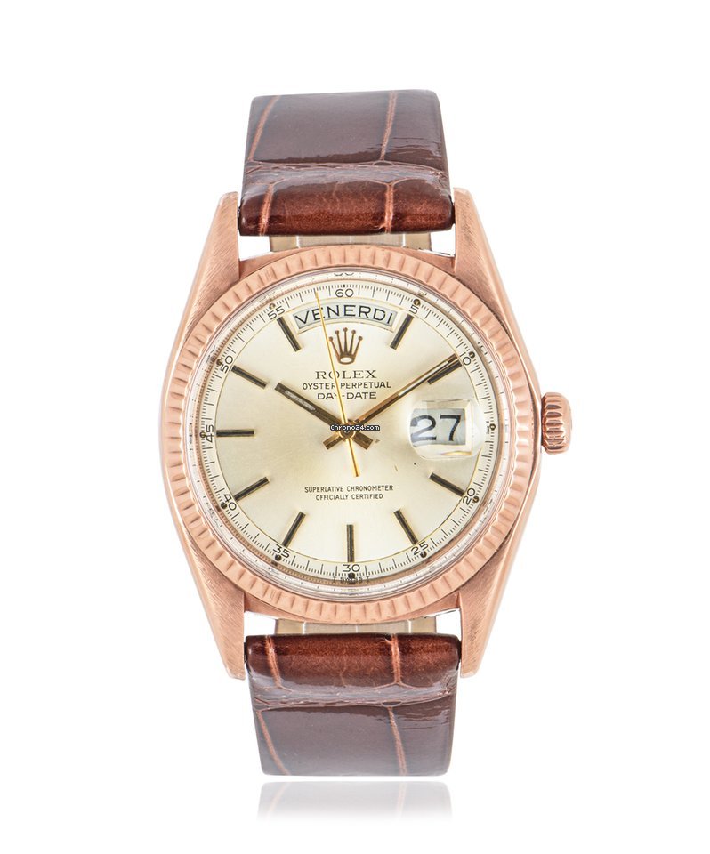 Rolex Day-Date 36 Mens watch Unisex Rose gold Automatic 1803