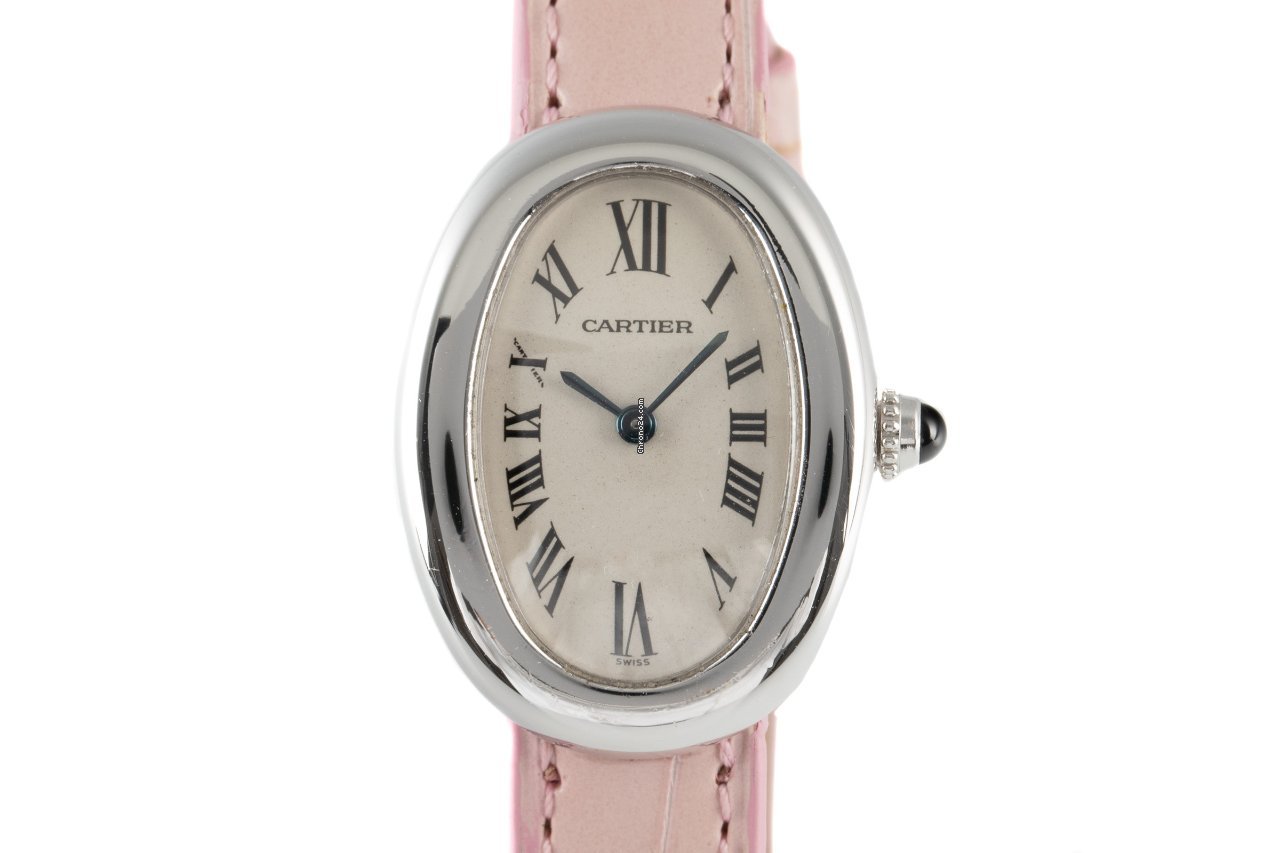 Cartier Baignoire Womens watch Quartz White gold 1955