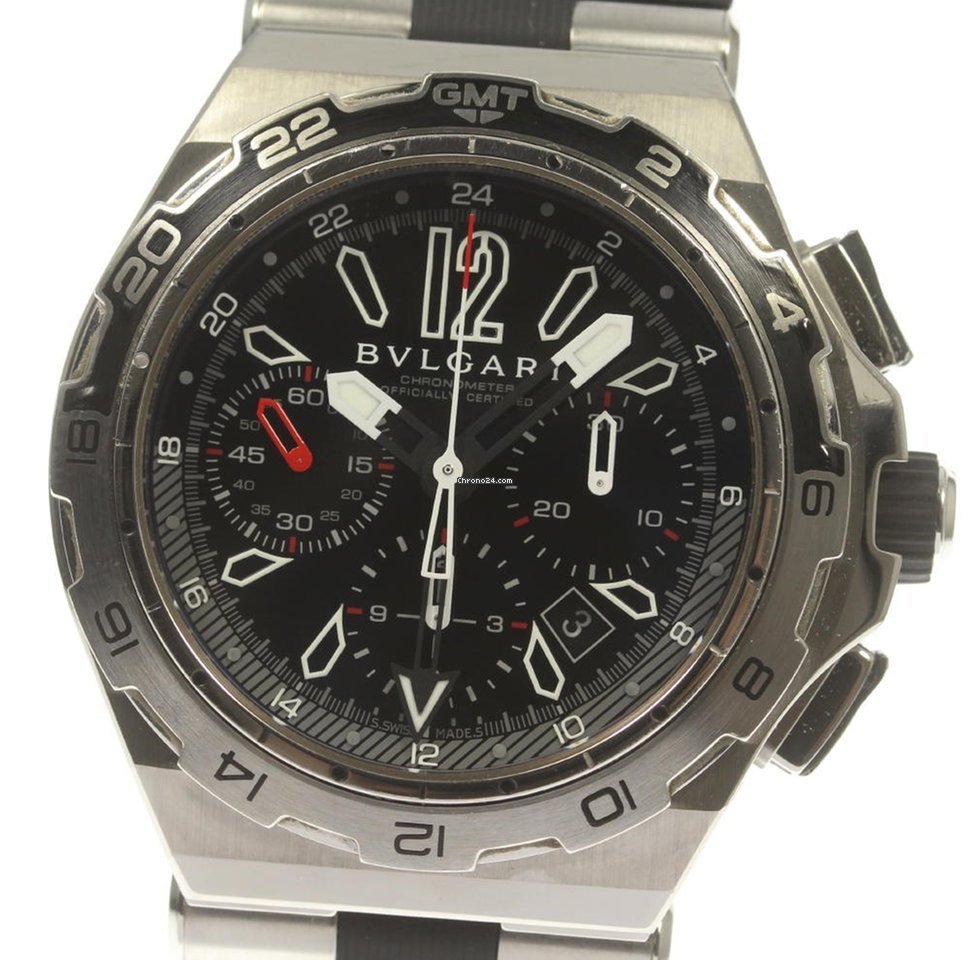 Bulgari Diagono Mens watch Unisex Automatic Steel DP 45 STV CH GMT