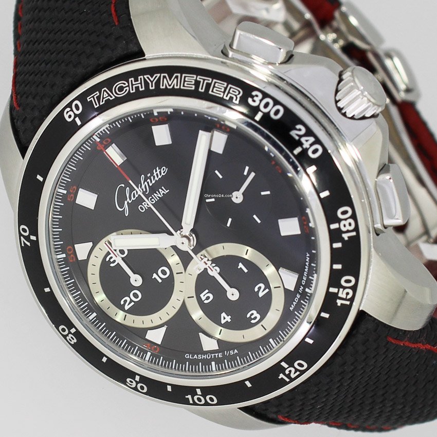 Glashtte Original Sport Evolution Chronograph Mens watch Unisex Automatic Steel 39-31-43-03-03