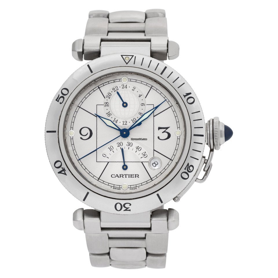 Cartier Pasha Mens watch Unisex Automatic Steel W31037H3