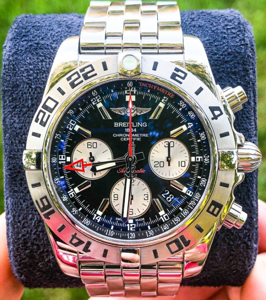 Breitling Chronomat 44 GMT Mens watch Unisex Automatic Steel AB0420B9 BB56 375A