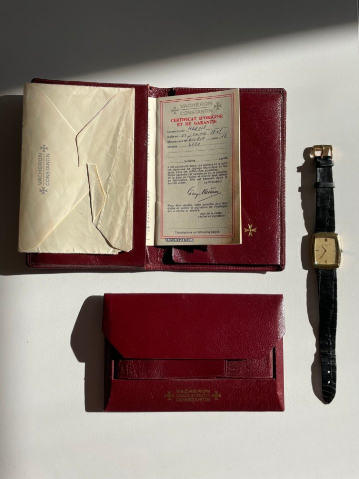 Vacheron Constantin Mens watch Unisex Manual winding Yellow gold 6990