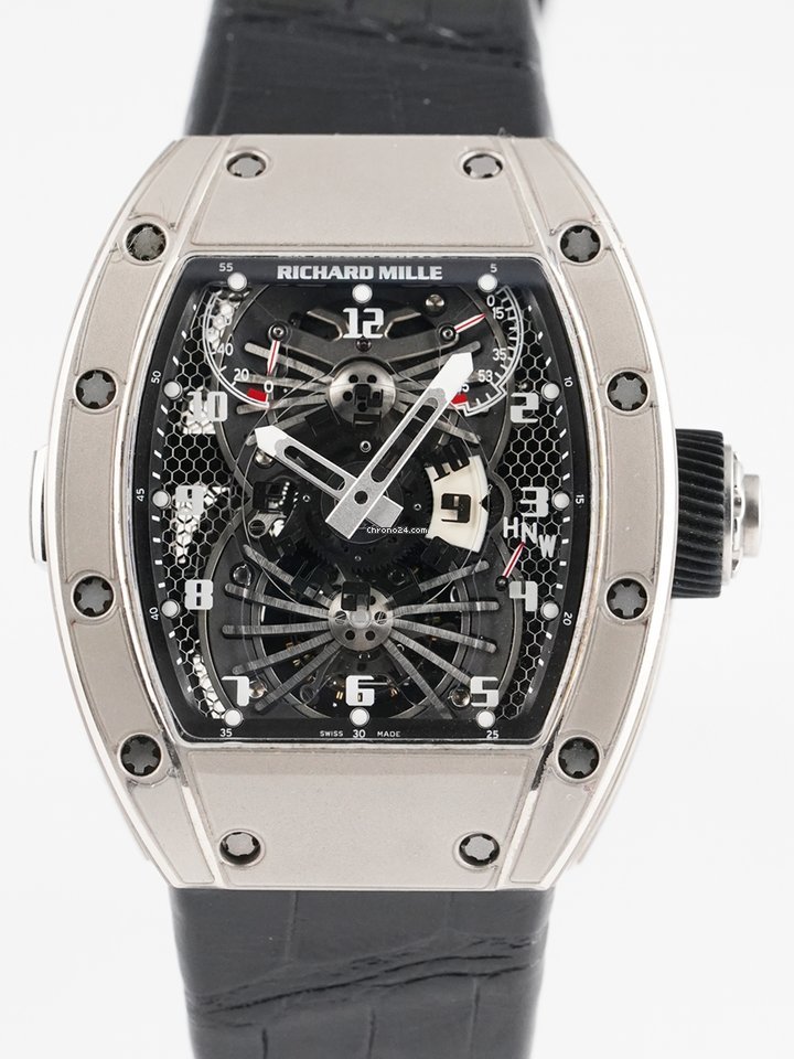 Richard Mille Mens watch Unisex Manual winding White gold RM 022