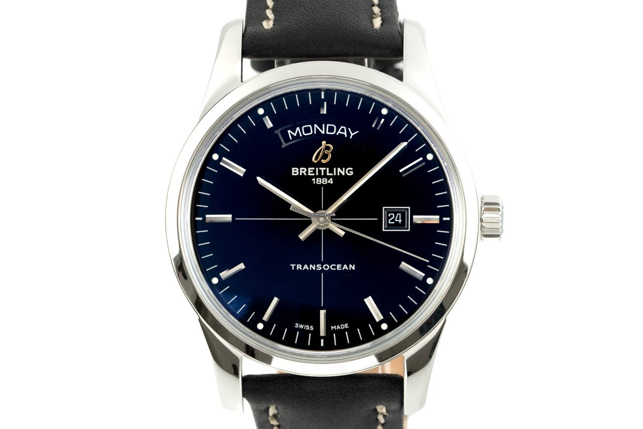 Breitling Transocean Day & Date Mens watch Unisex Automatic Steel A45310