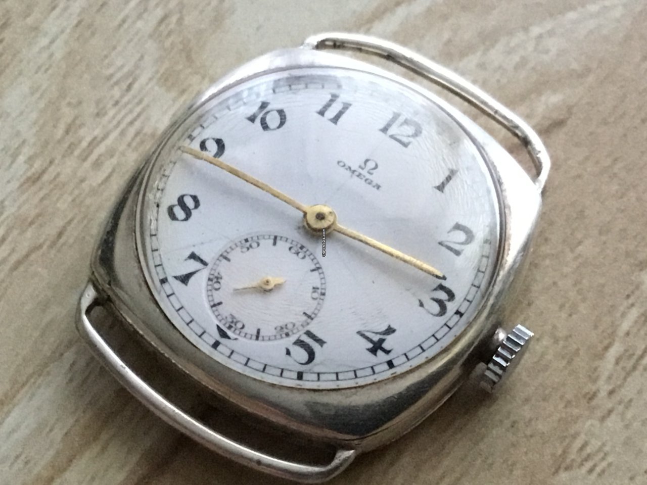 Omega Mens watch Unisex Manual winding Silver 84