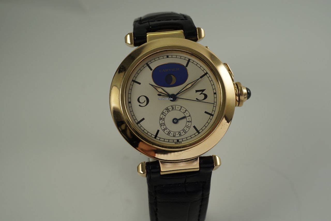 Cartier Pasha Mens watch Unisex Quartz Yellow gold 30001
