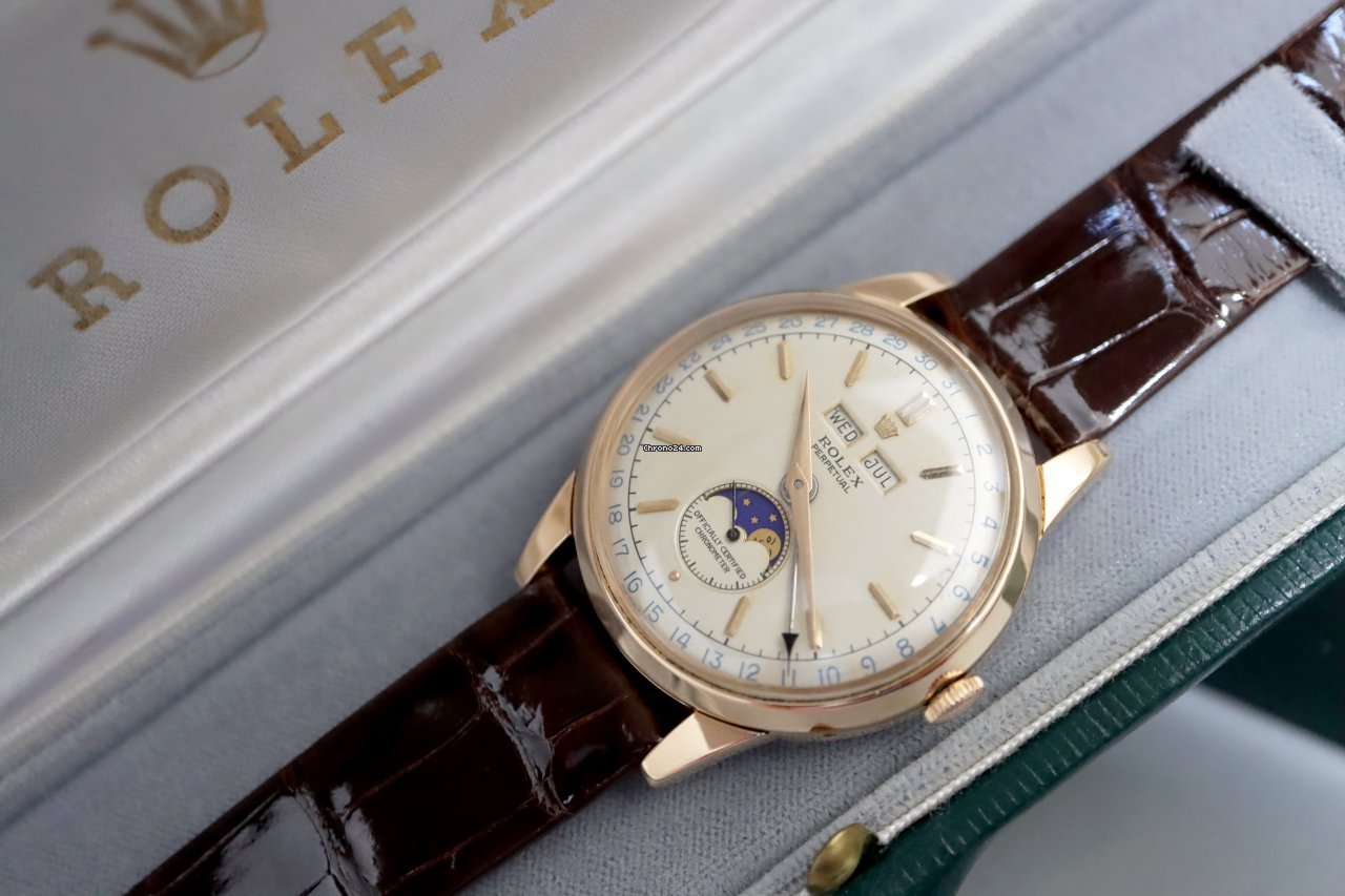 Rolex Mens watch Unisex Rose gold Automatic 8171