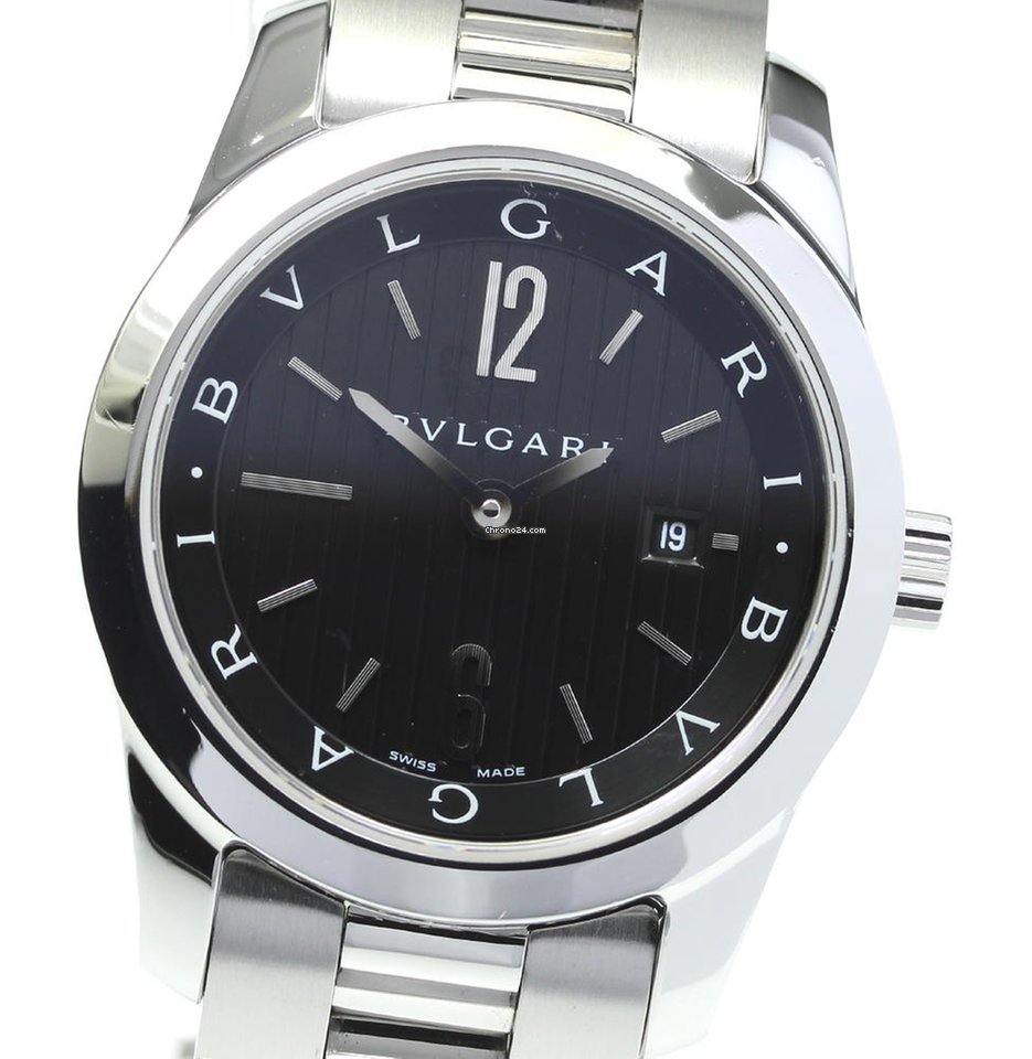 Bulgari Mens watch Unisex Quartz Steel ST30S