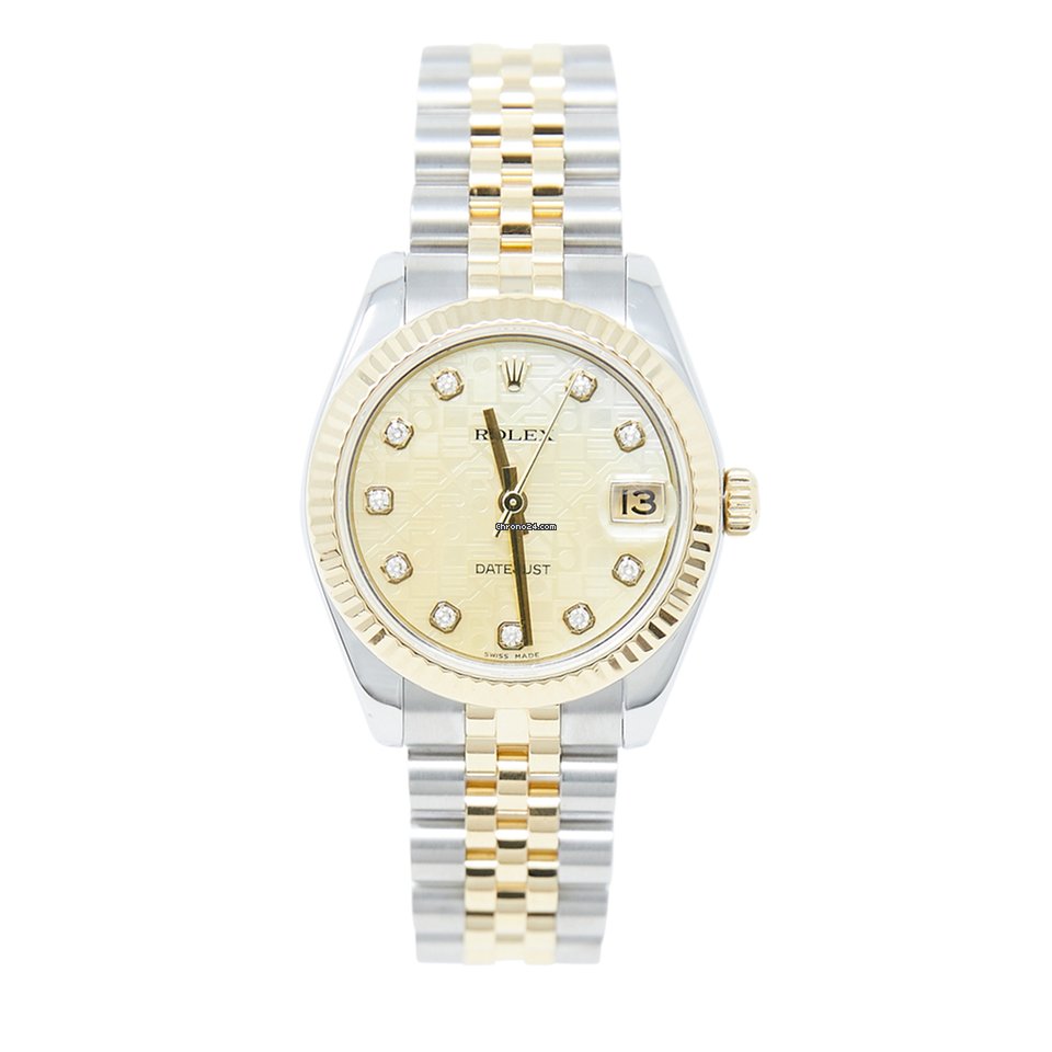 Rolex Lady-Datejust Womens watch Gold Steel Automatic 178273
