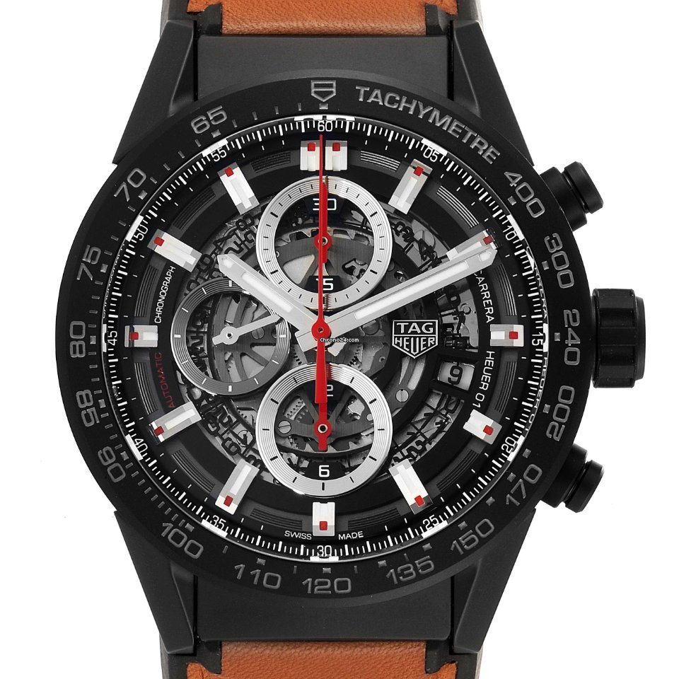 TAG Heuer Carrera Calibre HEUER 01 Mens watch Unisex Automatic Ceramic CAR2090.BH0729