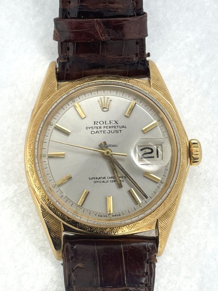 Rolex Datejust 36 Mens watch Unisex Yellow gold Automatic 1602