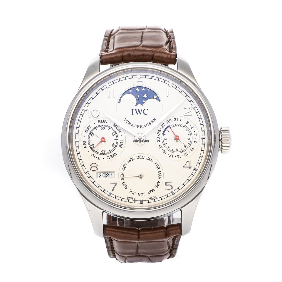 IWC Portuguese Perpetual Calendar Mens watch Unisex Automatic Steel IW5023-08