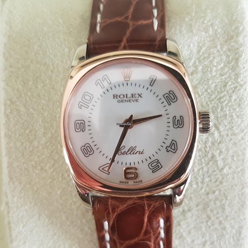 Rolex Cellini Danaos Womens watch White gold Quartz 6229