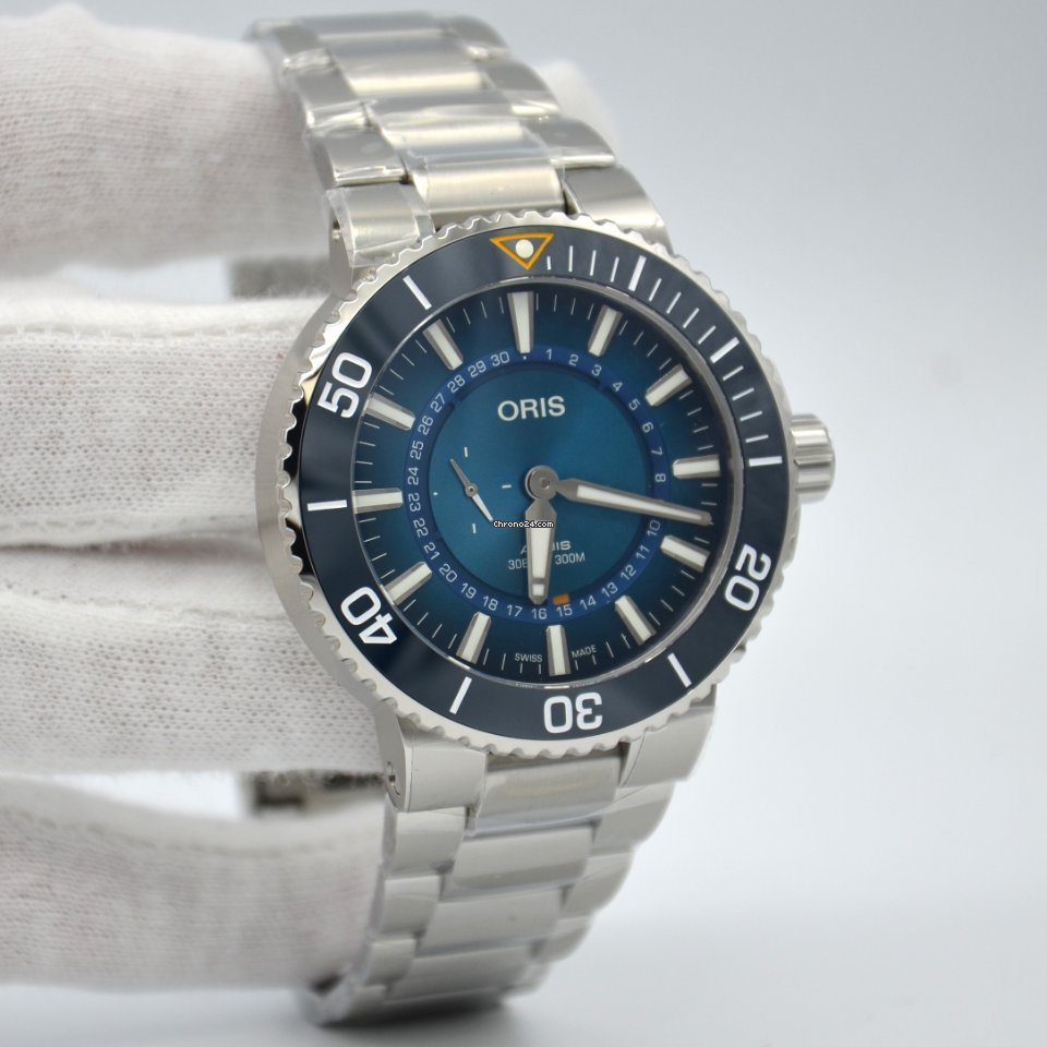 Oris Aquis Mens watch Unisex Automatic Steel 01 743 7734 4185-Set