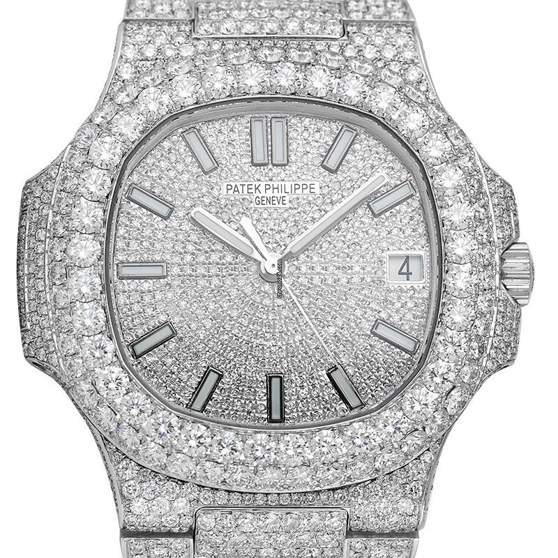 Patek Philippe Nautilus Mens watch Unisex Automatic White gold 5711G